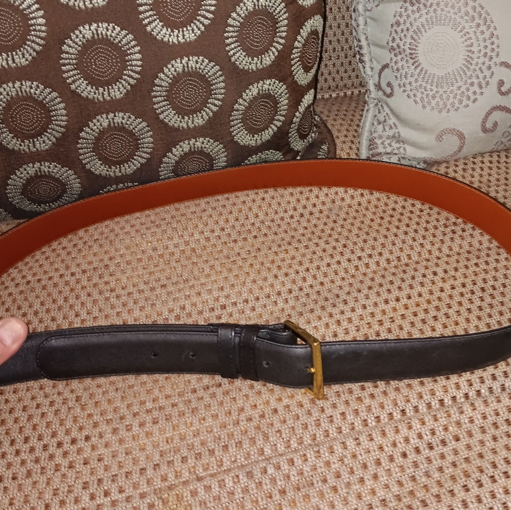 Coach vintage leather belt made in the usa
